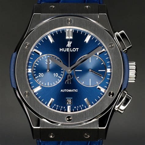 hublot uhr herren blau